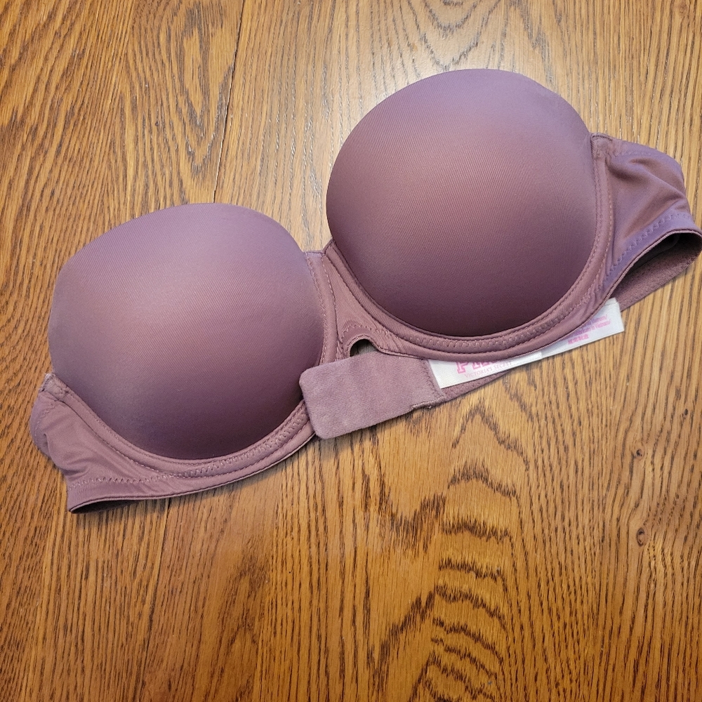 Victoria Secret Pink Wear Everywhere Multi Way Push Up Bra Strapless